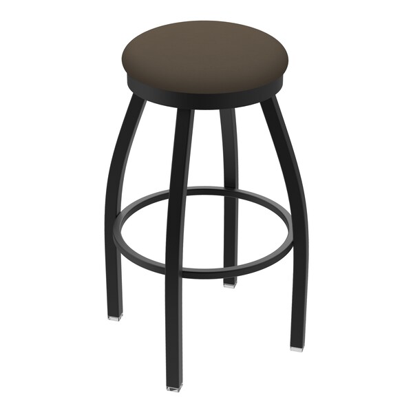 Holland Bar Stool Co 30" Swivel Bar Stool, Black Wrinkle, Canter Earth Seat 80230BW006 - main